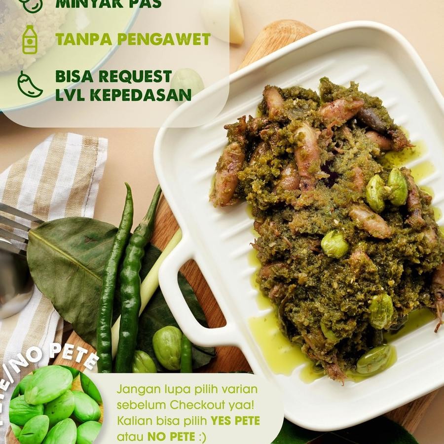 

Ambal Baby Cuambal Cu Hijau Jo 200G Ambal Pete Cu Baby Ijo Peda Gurih