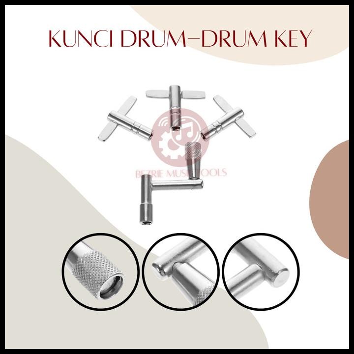 Terlaris Kunci Tuning Drum Besi Chrome Lubang Gantungan Kunci Db-K01 Good Quality