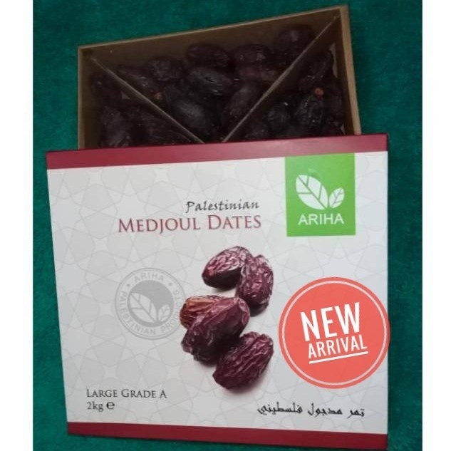 

Kurma Medjoul Large Ariha @2 Kg Grade A Asli Palestina Medjol Medjool