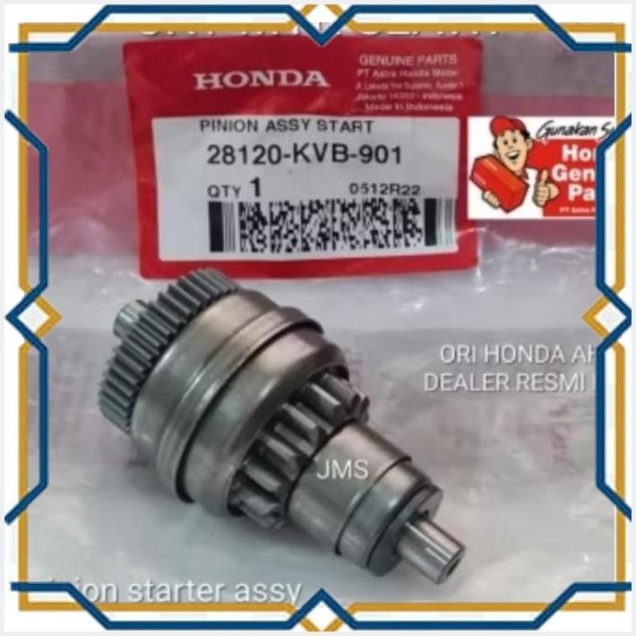 [AJM] 28120-KVB-901 PINION STATER GIGI PINION STATER VARIO BEAT SCOOPY SPACY KARBU ASLI HONDA