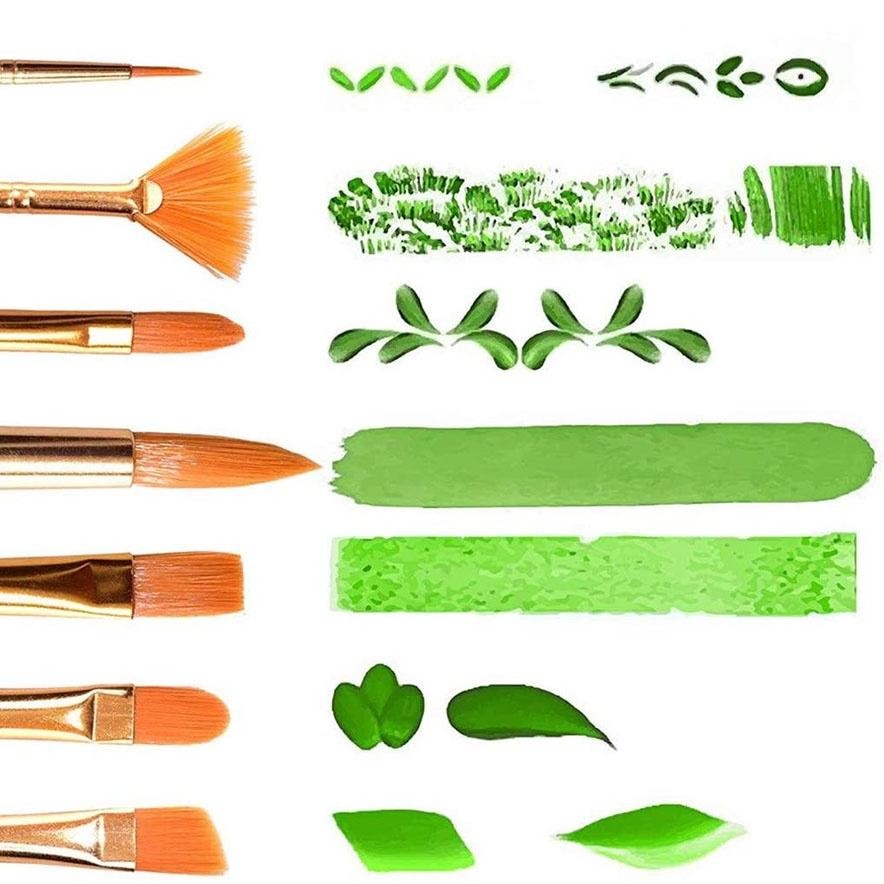 

Gd-5 Gagalu Art Brush Set Kuas Lukis Brs-12 Set Kuas Alat Lukis Set Lengkap Mixing