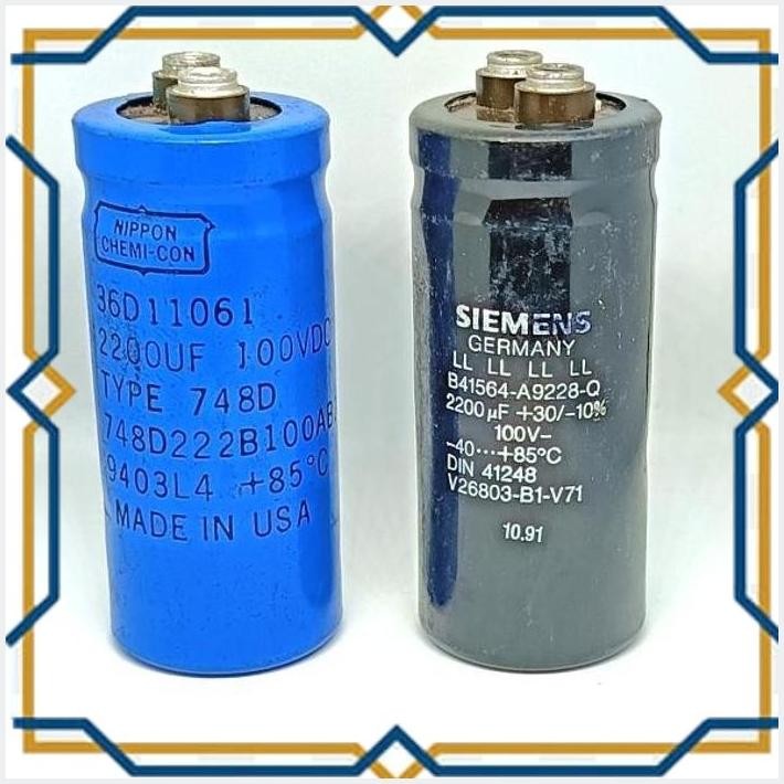 [MUN] ELCO KAPASITOR 2200UF 100V CABUTAN