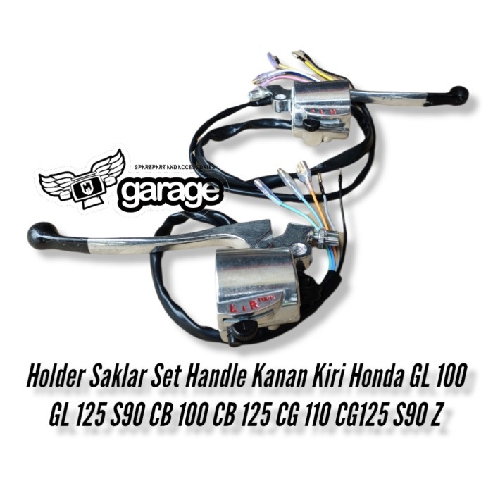 Holder Gl100 Saklar Set Handle Kanan Honda Gl 100 Gl 125 S90 Cb 100 Cb