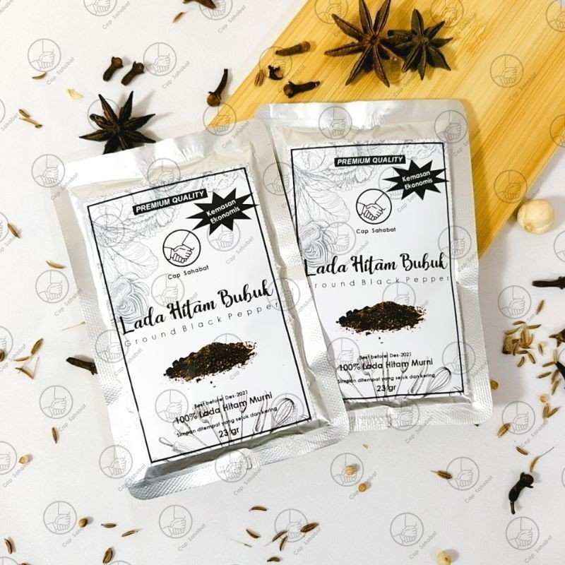 

Kemasan Ekonomis / Lada Hitam Bubuk / Isi Lebih Banyak / Ground Black Pepper / 100% PREMIUM QUALITY