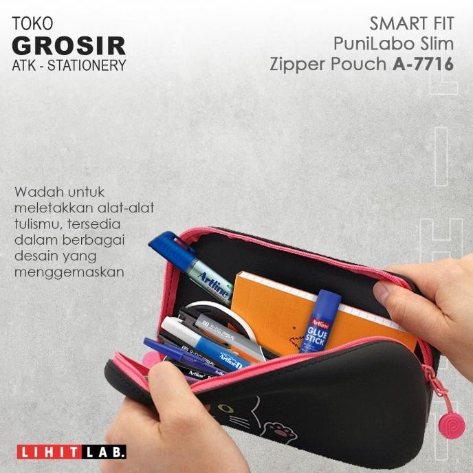 

LIHIT LAB Zipper Pouch Serbaguna Lucu A-7716