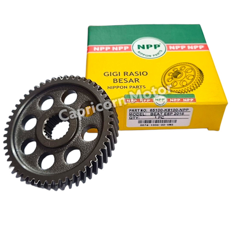 GIGI RASIO BESAR GARDAN BEAT ESP POP STATER HALUS GEARBOX SUSUN NPP