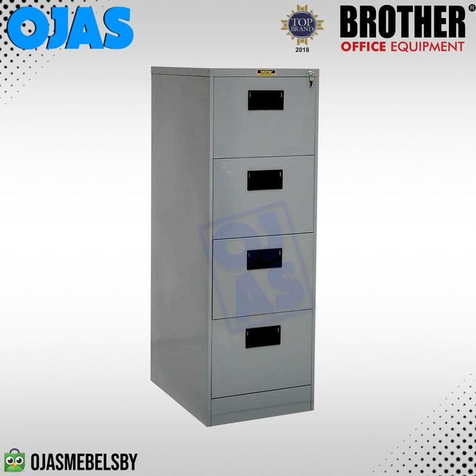 

BEBAS ONGKIR - Lemari arsip besi Filling Cabinet 4 Laci BROTHER B-104