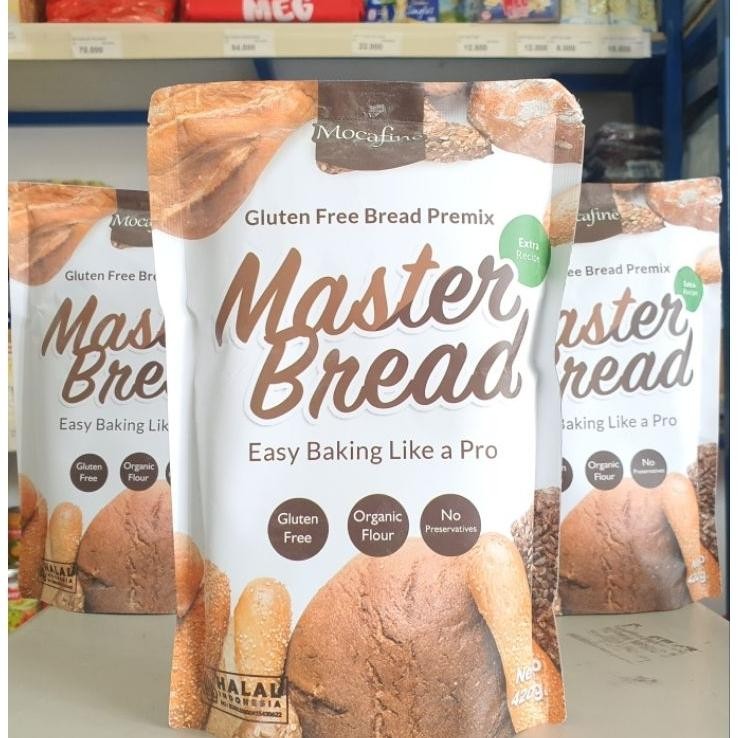 

Mocafine Mater Bread 420Gr Tepung Pre Roti 420Gr Tepung Pre Donat 420Gr Tepung Gluten Free 420Gr