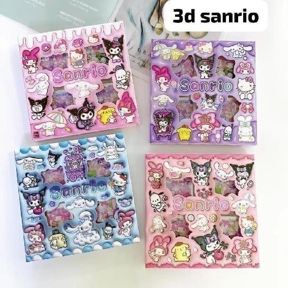 

Sticker Lucu 2D Sanrio Karakter Kuromi Dan Melody Isi 100 Lembar Per Box New
