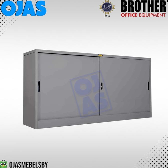 

TERBARU - Lemari arsip besi 1/2 tinggi sliding panjang BROTHER B-307