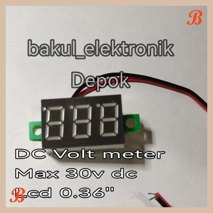 [BLE] VOLT METER DC DIGITAL 0-100 V