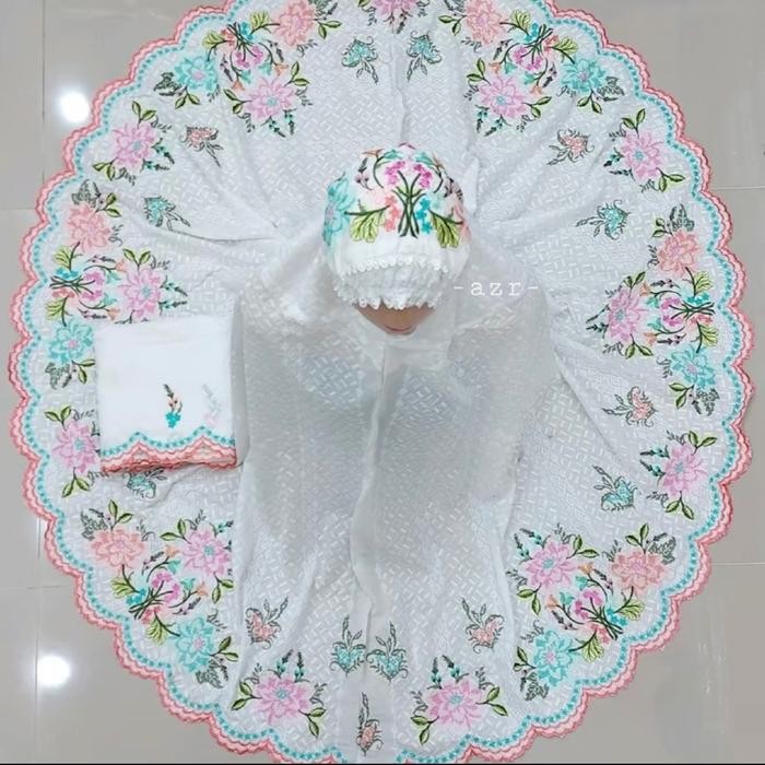 mukena bordir strimin keliling bukittinggi padang