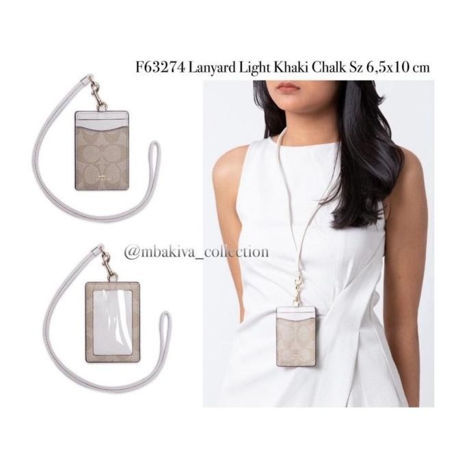 TERMURAH - CO F63274 Lanyard Light Khaki Chalk