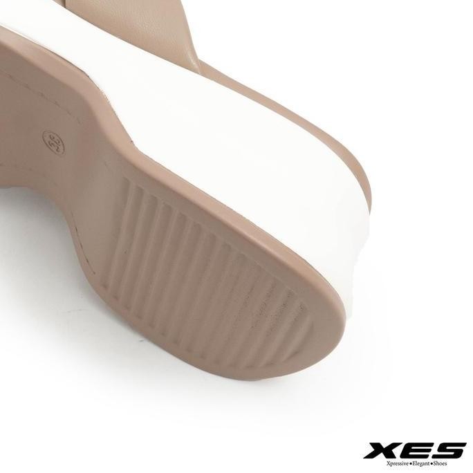 Terlaris, Xes Tiffany-727 Sandal Wedges Wanita Import 6Cm