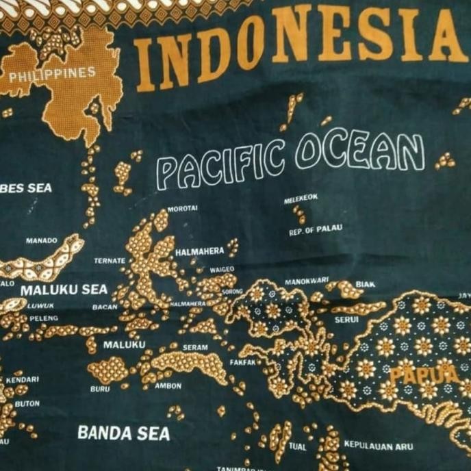 

PETA BATIK INDONESIA - SOGAN MAP , OLEH-OLEH KHAS INDONESIA GIFT STOK TERBATAS