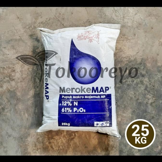 

PUPUK MEROKE MAP 25 KG KEMASAN PABRIK VIA GOSEND GRAB STOK TERBATAS