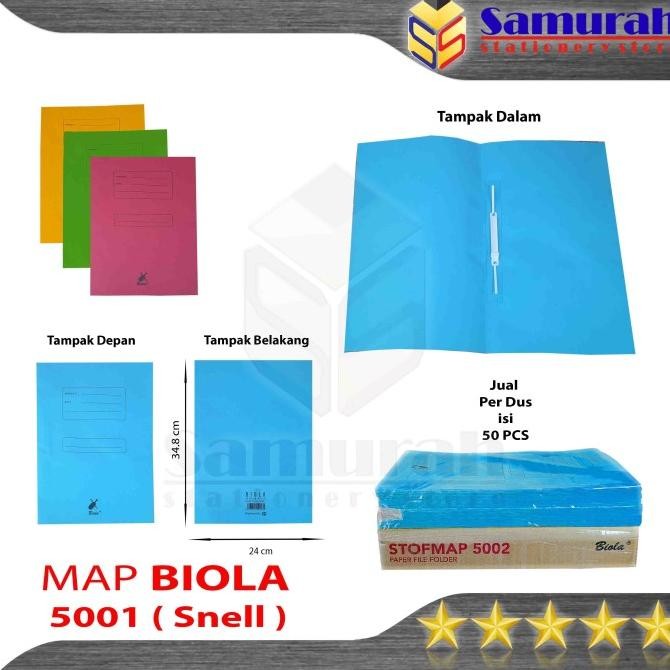 

MAP BIOLA 5001 SNELL HECTER FOLIO / MAP BERKAS KERTAS DOKUMEN F4 SNEL - ACCO STOK TERBATAS