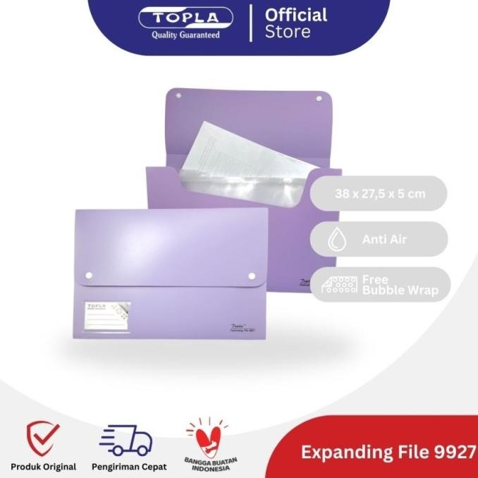 

EXPANDING FILE 9927 MAP DOCUMENT TOPLA UKURAN FOLIO F4 13 SLOT STOK TERBATAS