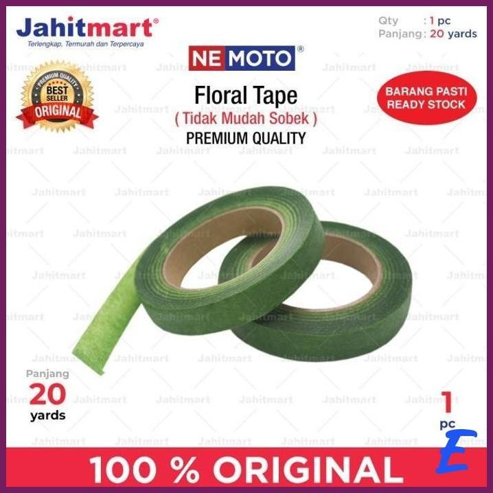 

| JH | FLORAL TAPE 20 YARD / FLOWER TAPE / KERAJINAN TANGAN / HANDCRAFT