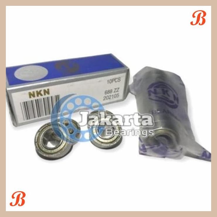 [JRB] BEARING LAHAR 688 ZZ / 688ZZ / 688 2Z TUTUP BESI MERK NKN