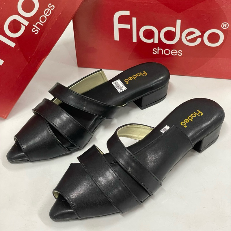 New Sandal selop wanita heels fladeo 3 cm