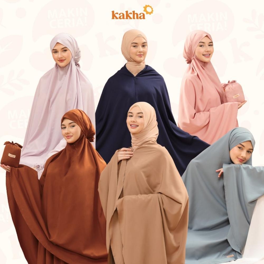 Kakha - Mukena Travel / Mukenah Travel / Mukena Parasut Korea / Mukena Silk / Mukena Mini Limited Ed