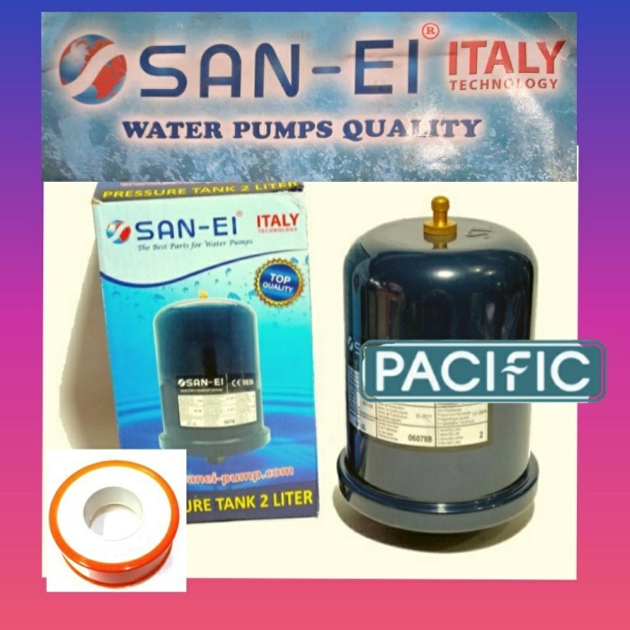 Tangki Angin 2 Liter Tabung Pressure Tank Pompa Air Shimizu 135 130