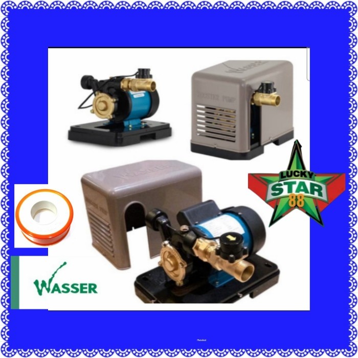 Mesin Pompa Air Wasser Pb 218 Ea Booster Pb 218Ea Pendorong Pb218Ea