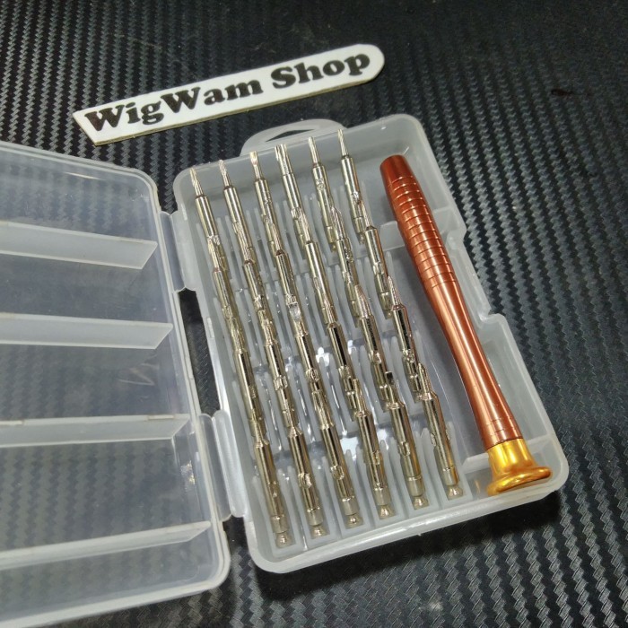 GRATIS ONGKIR 25 Pcs Dompet Obeng Set Repair HP Jam Tangan Kacamata