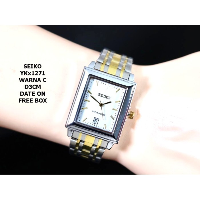 SPECIAL Jam Tangan Seiko Wanita Mewah Tahan Air/ Sk271 segi harga set