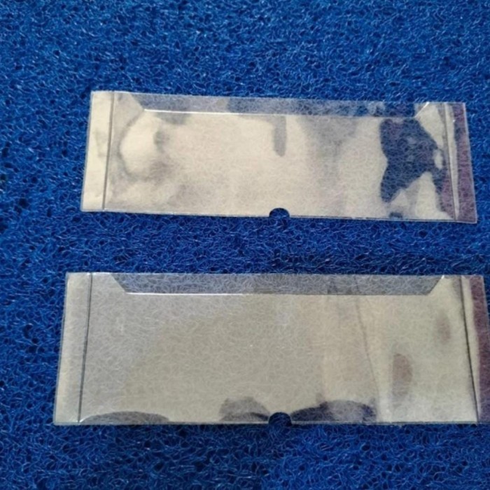 

Plastik Kanban Pocket PVC Mika Lemas ukuran 27cm x 9cm