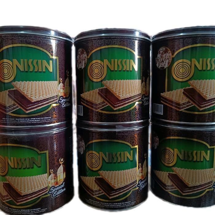 

1 dus nissin wafer kaleng rasa coklat 267 gr wafer edisi lebaran