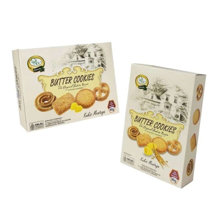 

denex butter cookies 90 gram 1 dus isi 24 pcs