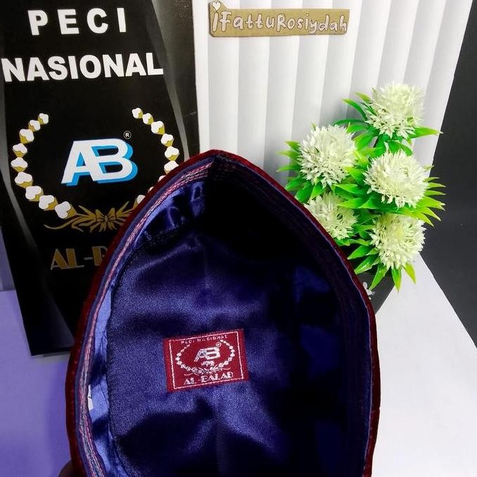 Miliki Cod Peci Merah ( Turky) Al Balad Ori Kopiah Songkok Bulu Lembut Nyaman Songko Kopiah Pria Dew