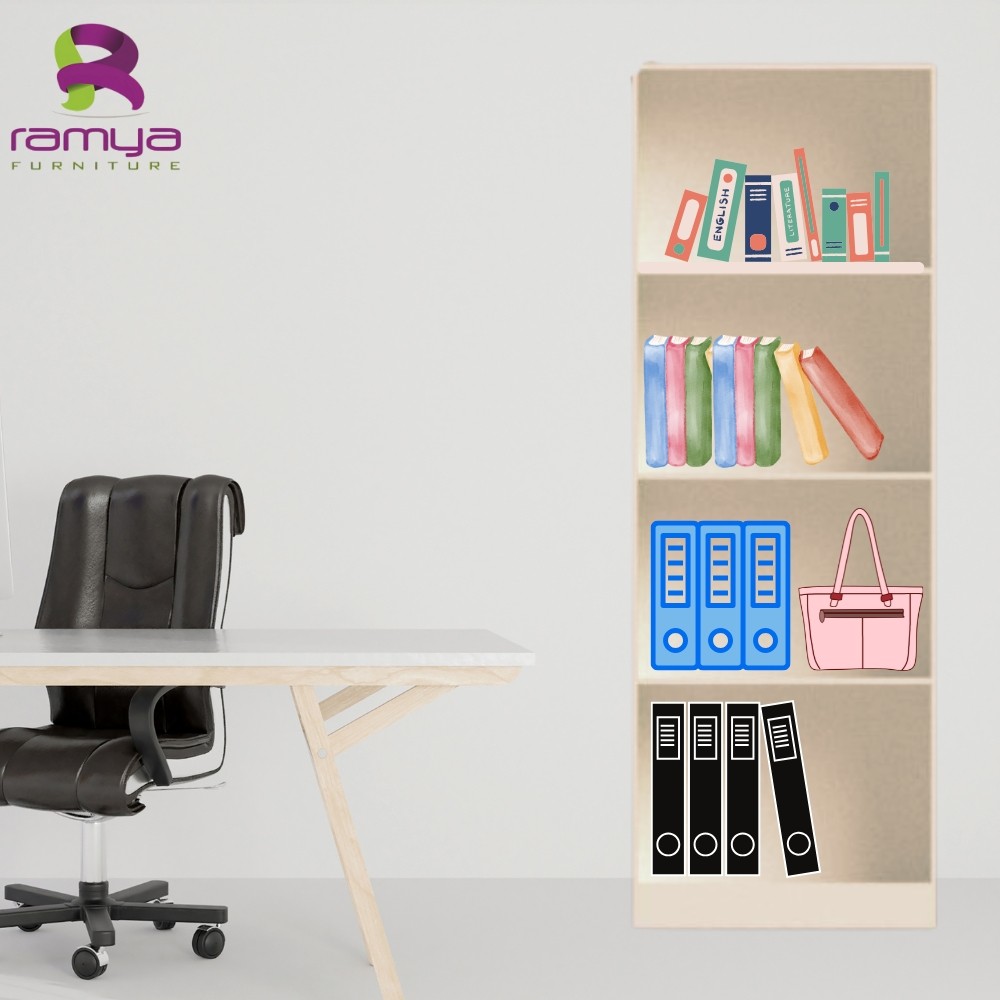 RAMYA RB 601 (Rak Buku Polos Serbaguna  4 Susun)