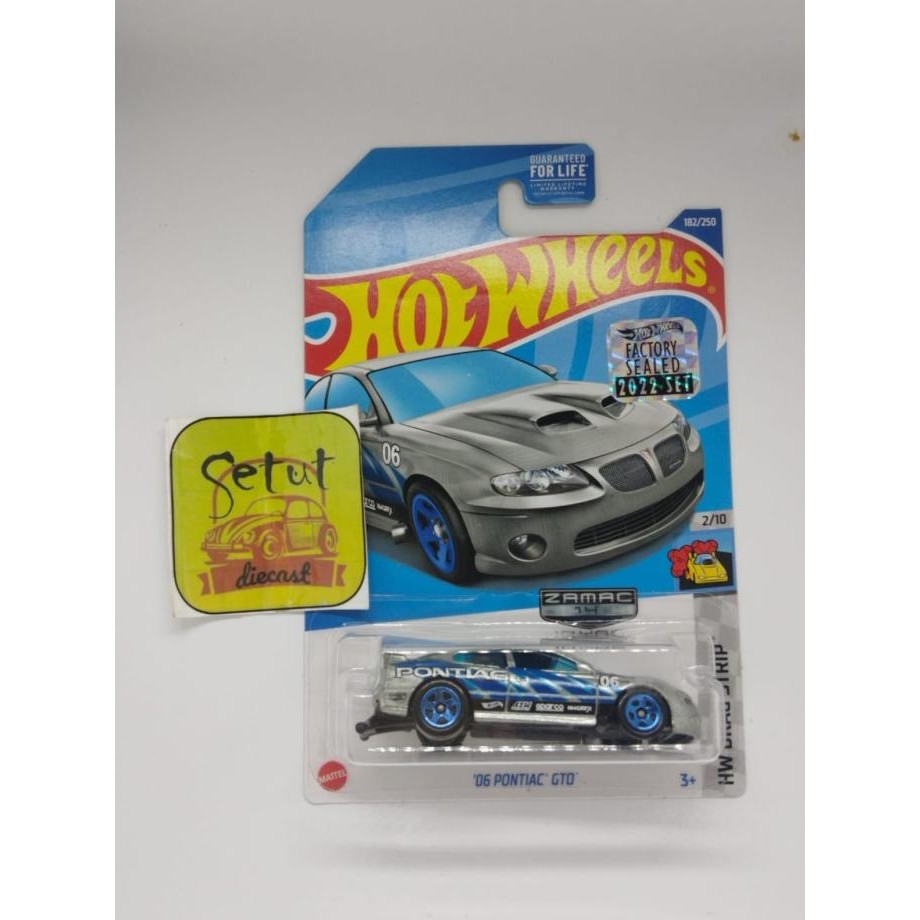 HOT WHEELS HOTWHEELS ZAMAC 06 PONTIAC GTO FACTORY SEALED FS