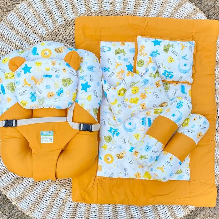 Set Sofa Bayi Newborn Set Sofa Bayi + Badcover Bantal Guling Set Sofa Multifungsi Sofa Bayi Newborn