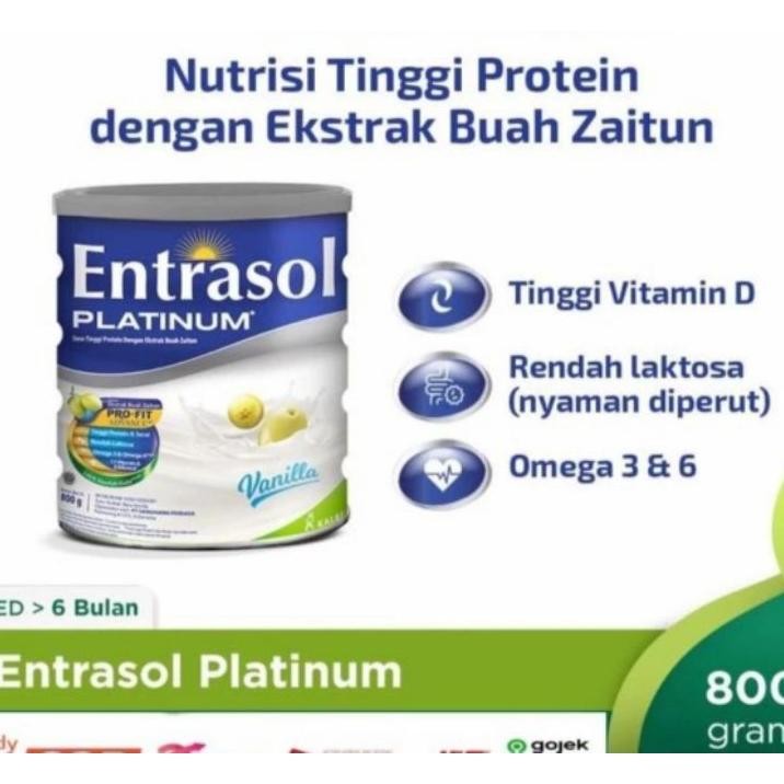 

To TerbataEntraol Platinum 800Gr Vanila