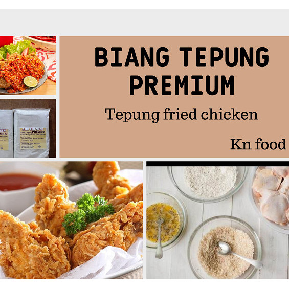 

TERBARU! GOJEK GRAB 10 KG Biang Fried Chicken -Tepung Fried Chicken BT PREMIUM
