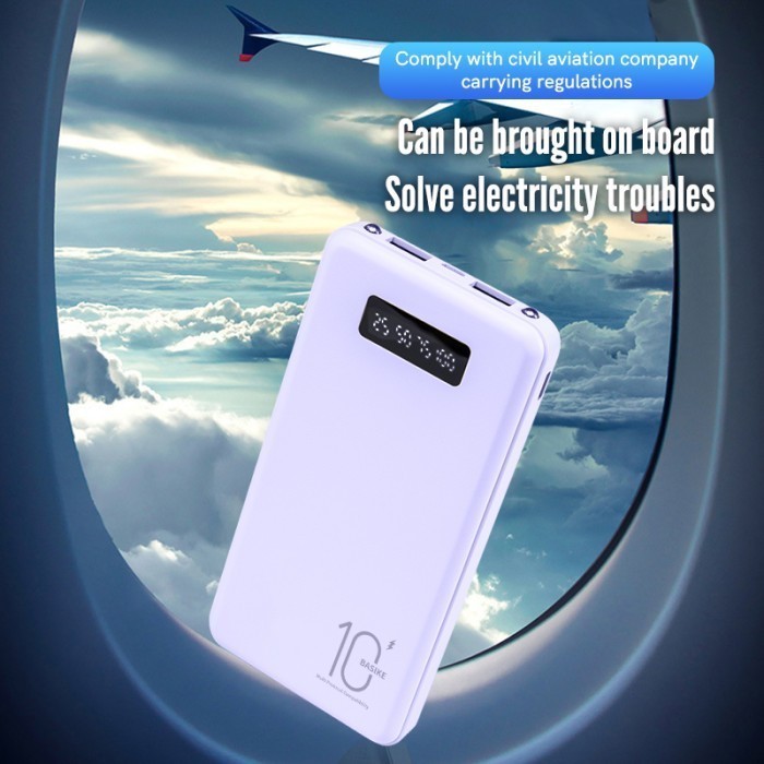 Basike Powerbank 10000mah With LED