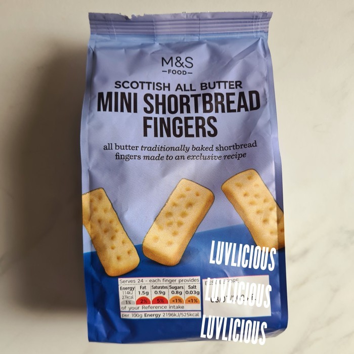 

M&S Mark Marks And Spencer Mini Scottish Shortbread Fingers Biscuits