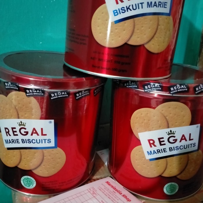 

Marie Regal Biscuit 550 Gr Kaleng Biskuit Regal Marie 550