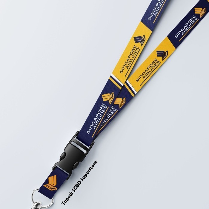 

PROMO! Lanyard Maskapai Singapore Airlines Bisa Satuan Request Custom