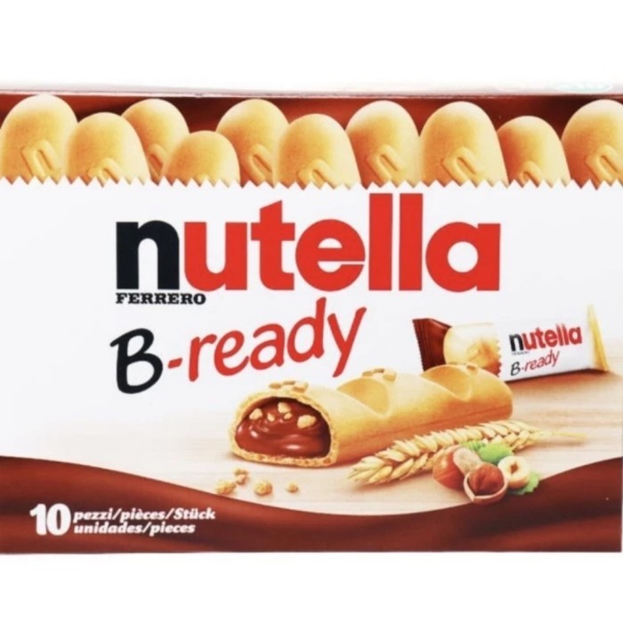 

Ferrero Nutella B-Ready Bready B Ready Wafer Hazelnut Cocoa Cokelat