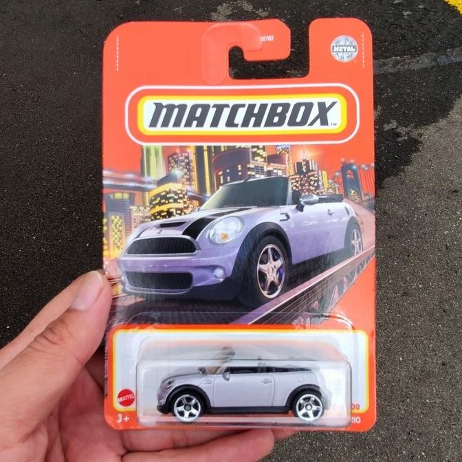Matchbox Mini Cooper S Cabrio Pink