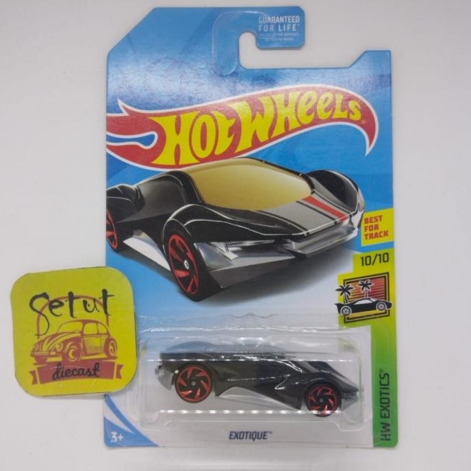 HOT WHEELS HOTWHEELS EXCLUSIVE RECOLOR EXOTIQUE HITAM BLACK