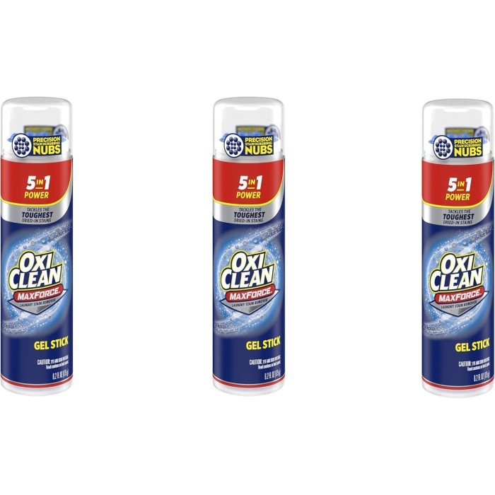 

OxiClean Max Force Gel Stick, 6.2 Oz (Pack of 3)