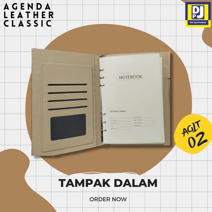 

BUKU CATATAN KERJA COVER KULIT KERTAS A5 BUKU AGENDA EKLUSIVE