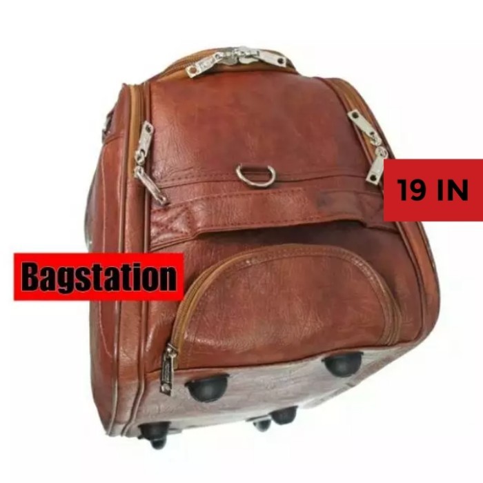 Tas Koper Cabin Travel Bag Troly Polo Classic Roda Medium Original