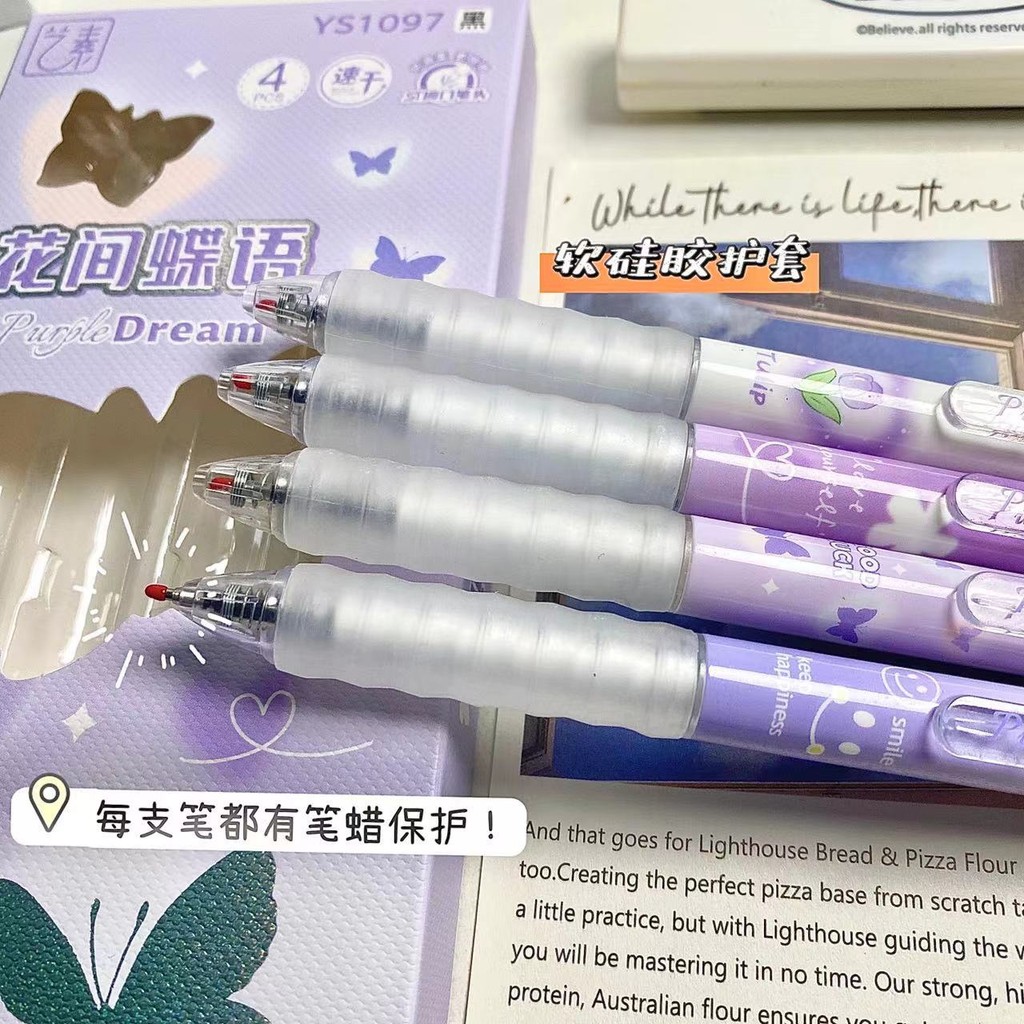 

Soft rubber sleeve doesn't tire your hands0.5Smooth Quick-Dry Gel Pen